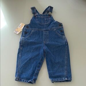 ⚡️3/$25 24mo Blue Denim Vintage Overalls NWT